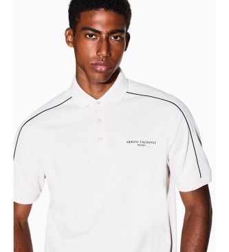 A|X Armani Exchange Polo bianca sporca