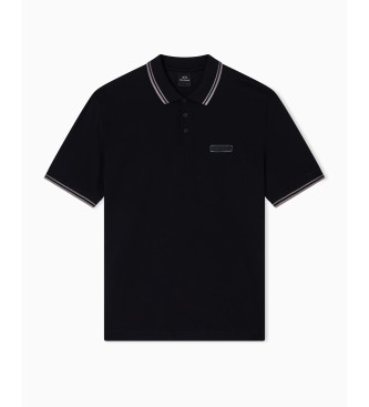 A|X Armani Exchange Polo con finiture nere