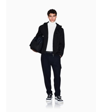 AIX Armani Exchange Želvasti pulover bele barve