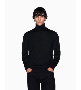 Armani Exchange Schildpadden trui zwart