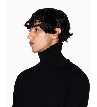 Armani Exchange Schildpadden trui zwart