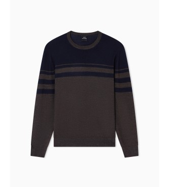 Armani Exchange Bruine Distinc-trui