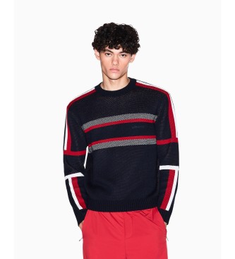 A|X Armani Exchange Pull Block navy