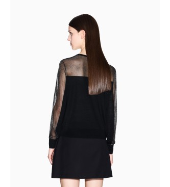 A|X Armani Exchange Trui Regular Fit zwart