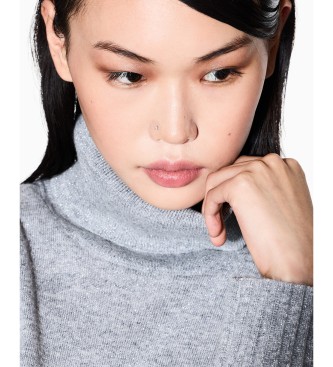 A|X Armani Exchange Camisola de gola alta cinzenta