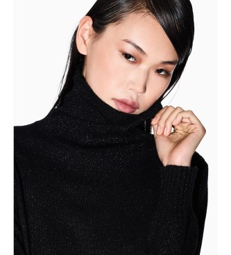 A|X Armani Exchange Black turtleneck jumper