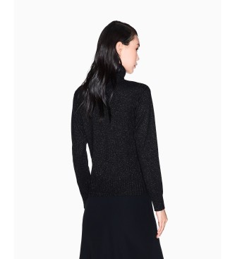 A|X Armani Exchange Black turtleneck jumper