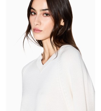 A|X Armani Exchange Trui met V-hals wit