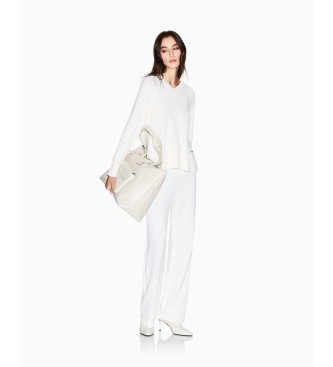 A|X Armani Exchange Trui met V-hals wit