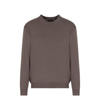 A|X Armani Exchange Pullover Kaltes Braun
