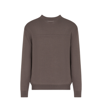 A|X Armani Exchange Pullover Kaltes Braun