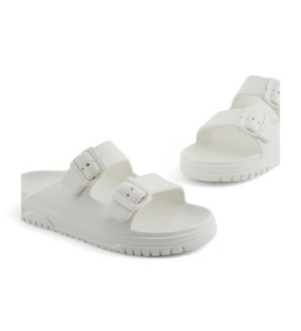 Armani Exchange Chanclas con construccin mono-bloc blanco