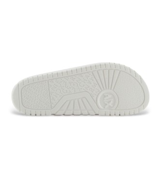 Armani Exchange Flip-flops med vit monoblockkonstruktion