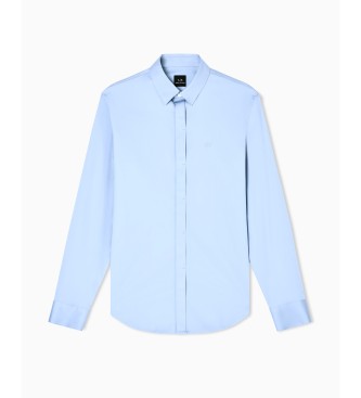 A|X Armani Exchange Koszula Slim Fit niebieska