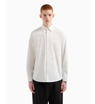 Armani Exchange Camisa clssica branca