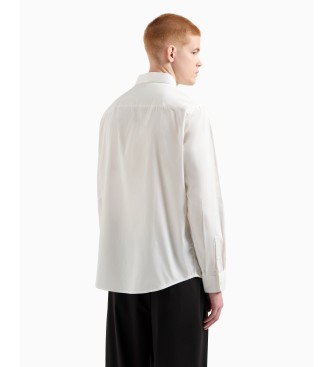 Armani Exchange Camisa clssica branca