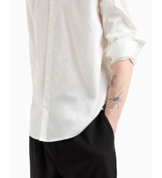 Armani Exchange Camisa clssica branca