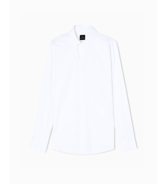 A|X Armani Exchange Długa koszula w kolorze białym