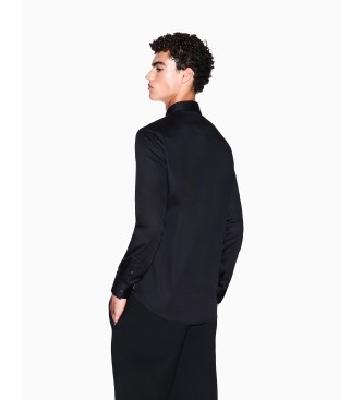 A|X Armani Exchange Długa koszula w kolorze czarnym