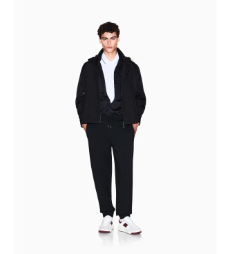 A|X Armani Exchange Długa koszula w kolorze czarnym