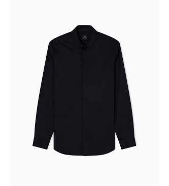 A|X Armani Exchange Długa koszula w kolorze czarnym
