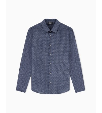 A|X Armani Exchange Button-down shirt navy