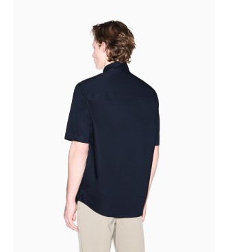 A|X Armani Exchange Navy Boxy Shirt