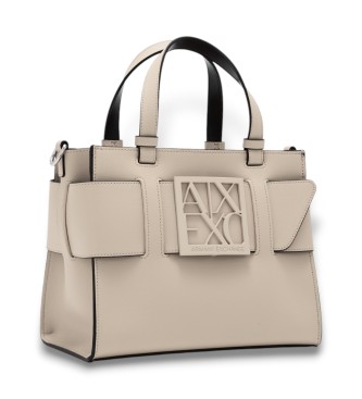 Armani Exchange Sacos de compras bege