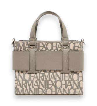 A|X Armani Exchange Saco bege com logtipo