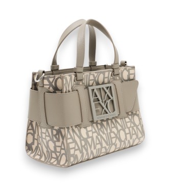 A|X Armani Exchange Saco bege com logtipo