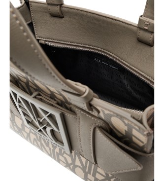 A|X Armani Exchange Saco bege com logtipo