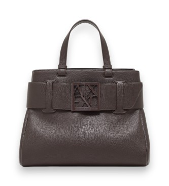 AIX Armani Exchange Bolso Tonal marrn