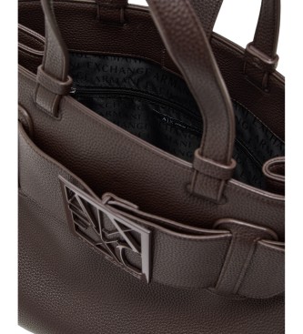 AIX Armani Exchange Bolso Tonal marrn