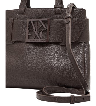 AIX Armani Exchange Bolso Tonal marrn