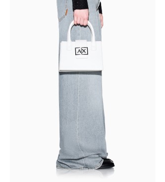A|X Armani Exchange Sac � main � structure blanche