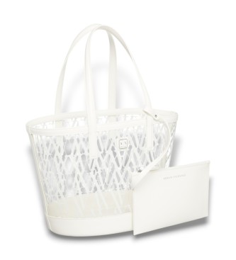 Armani Exchange Weie Journal-Tasche