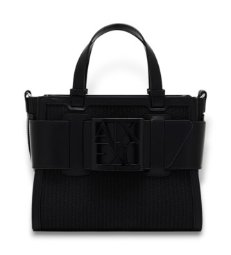 Armani Exchange Saco de compras preto