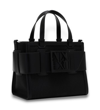 Armani Exchange Saco de compras preto