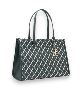 A|X Armani Exchange Shopping Bag green