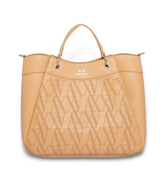 Armani Exchange Brun shoppingvska