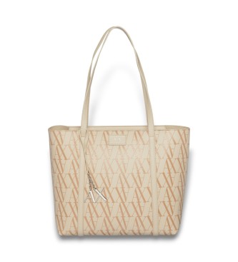Armani Exchange Beige shoppingvska