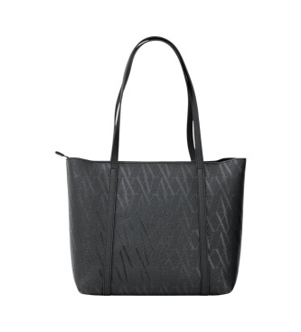 Armani Exchange Schwarze Shopper-Tasche