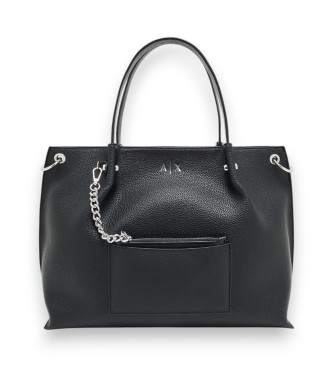 Armani Exchange Black Chain Handbag