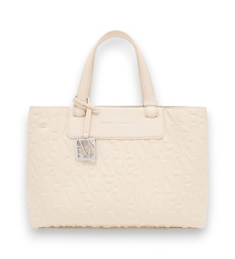 Armani Exchange Integral beige bag