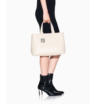 Armani Exchange Integral beige bag