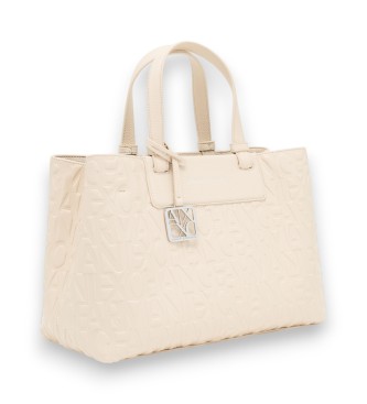 Armani Exchange Integral beige bag
