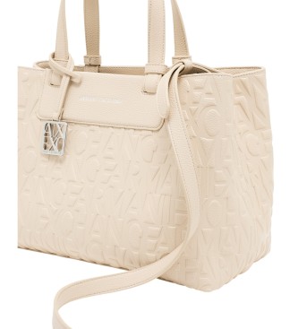 Armani Exchange Integral beige bag
