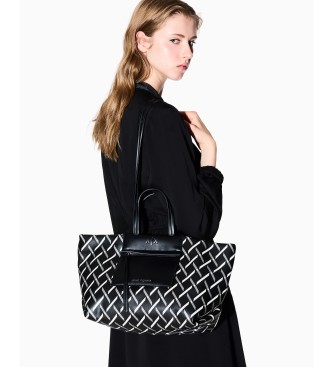 Armani Exchange Print bag black