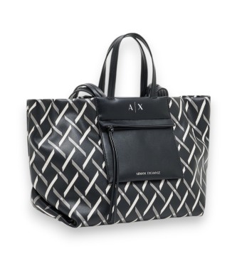 Armani Exchange Print bag black