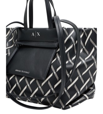 Armani Exchange Print bag black